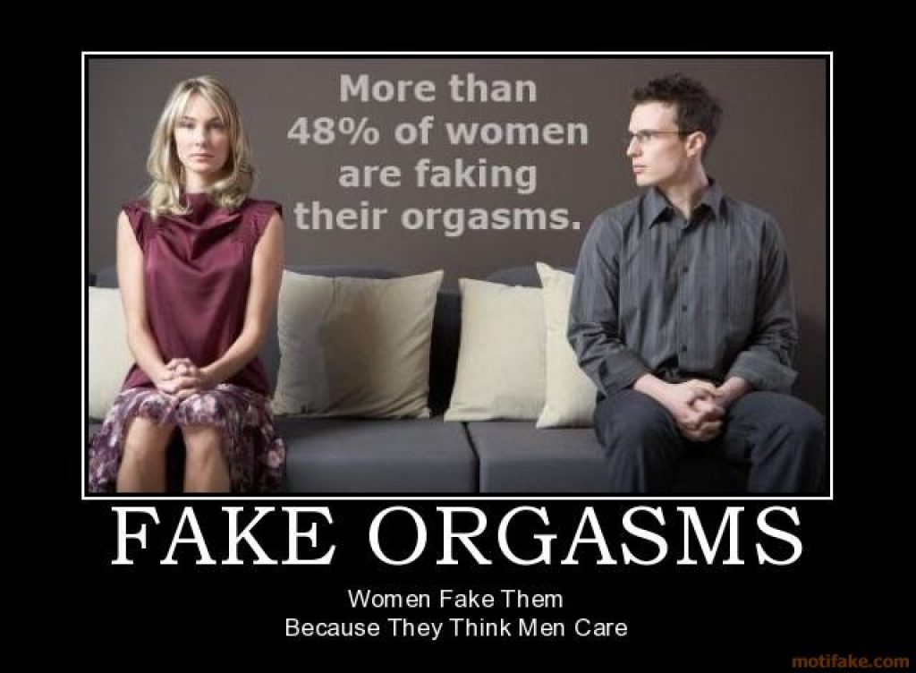 faking orgasms